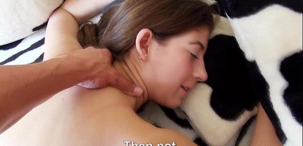  Anal loving girlfriend getting a massage